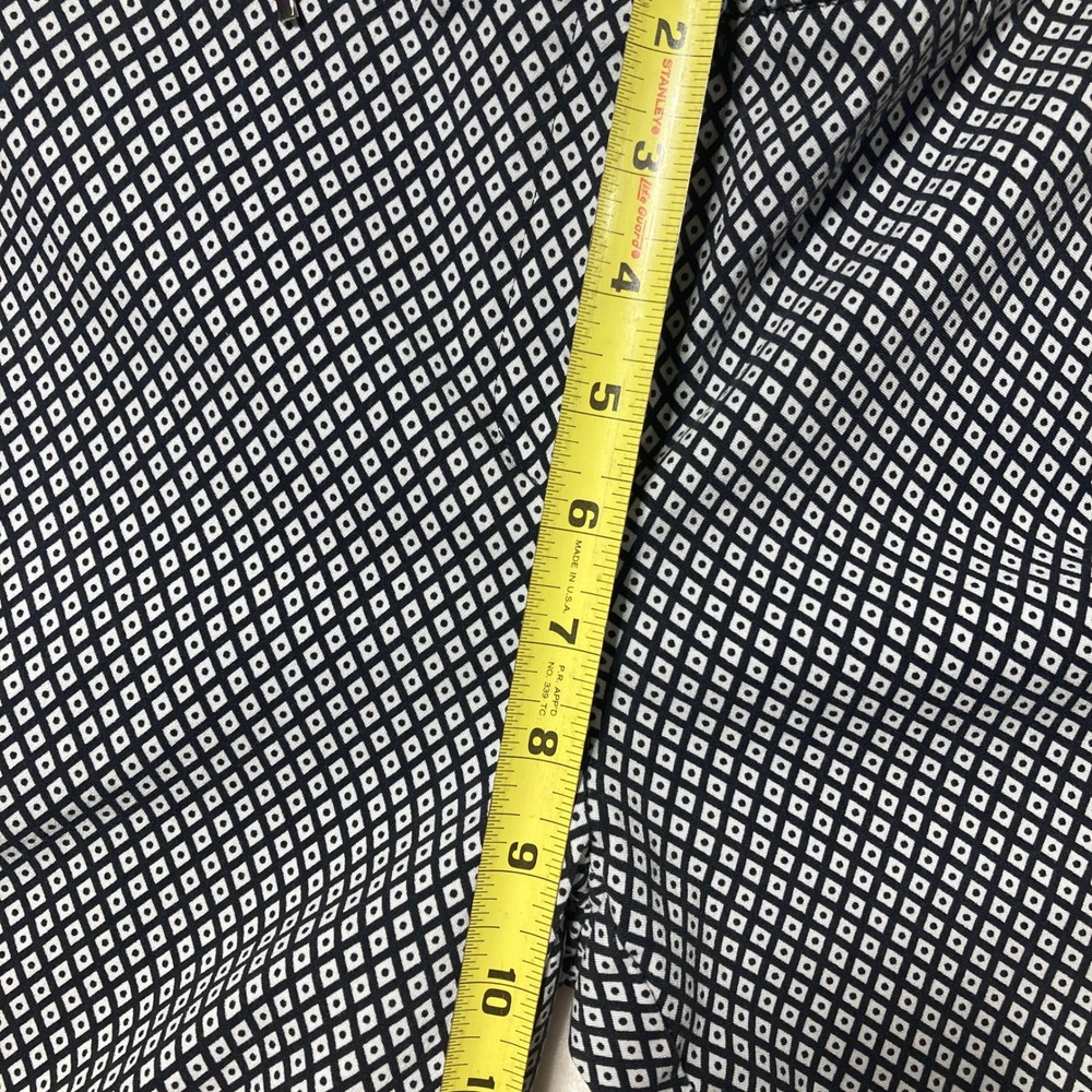 Beth & Madison Black & White Diamond Print Career Pants Size 12 - Picture 3 of 12